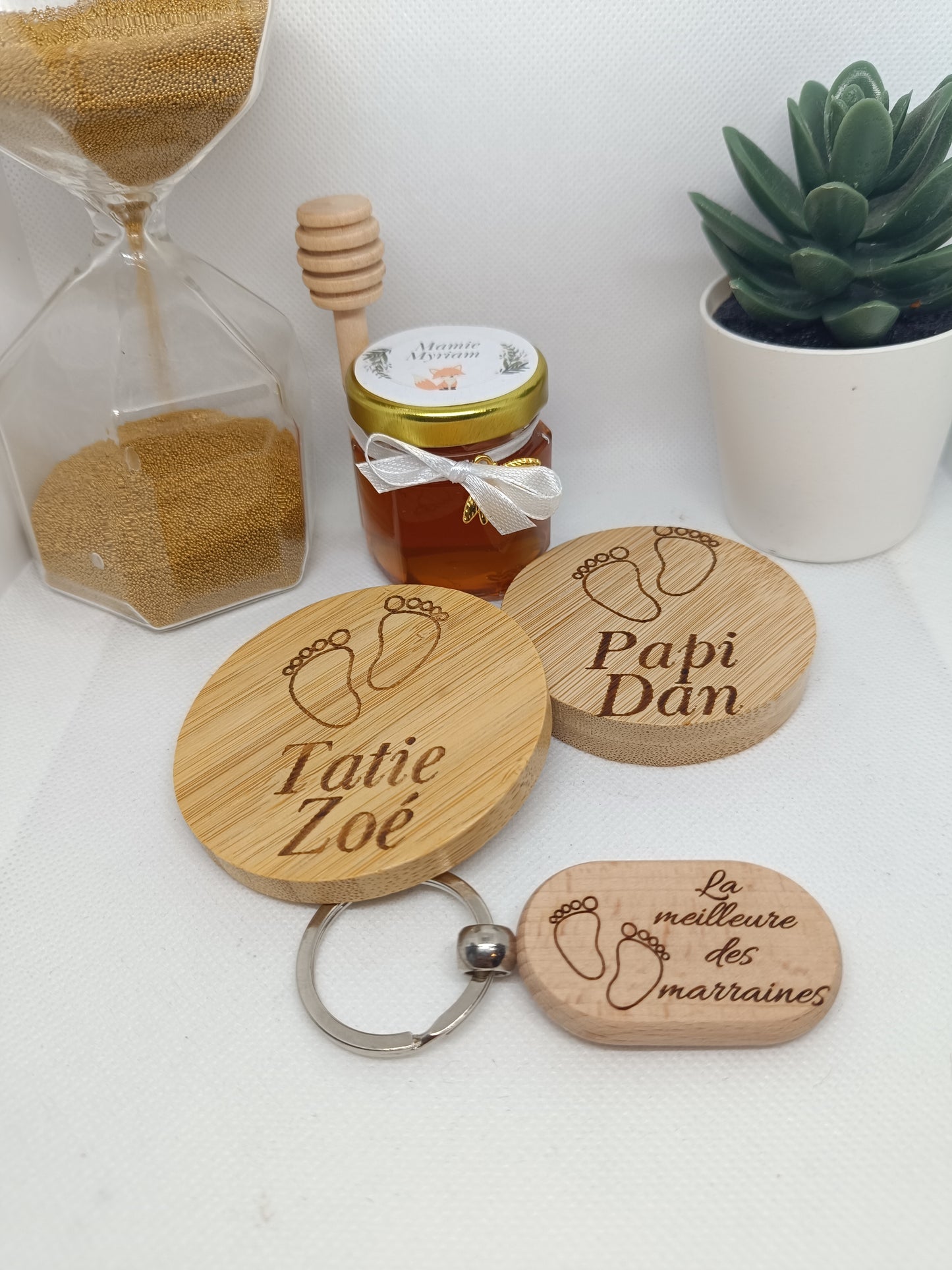 Porte clé en bois