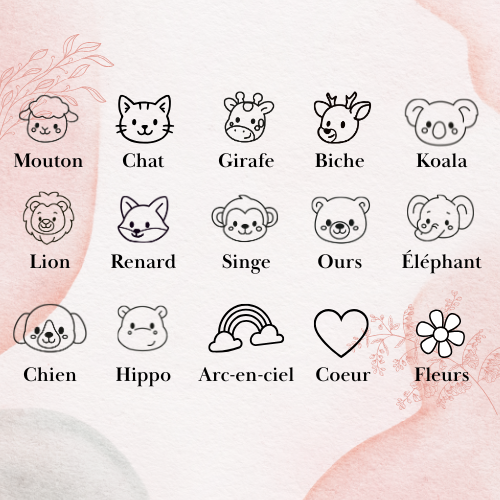 Coffret Peigne et Brosse bébé personnalisées – Cadeau naissance gravé