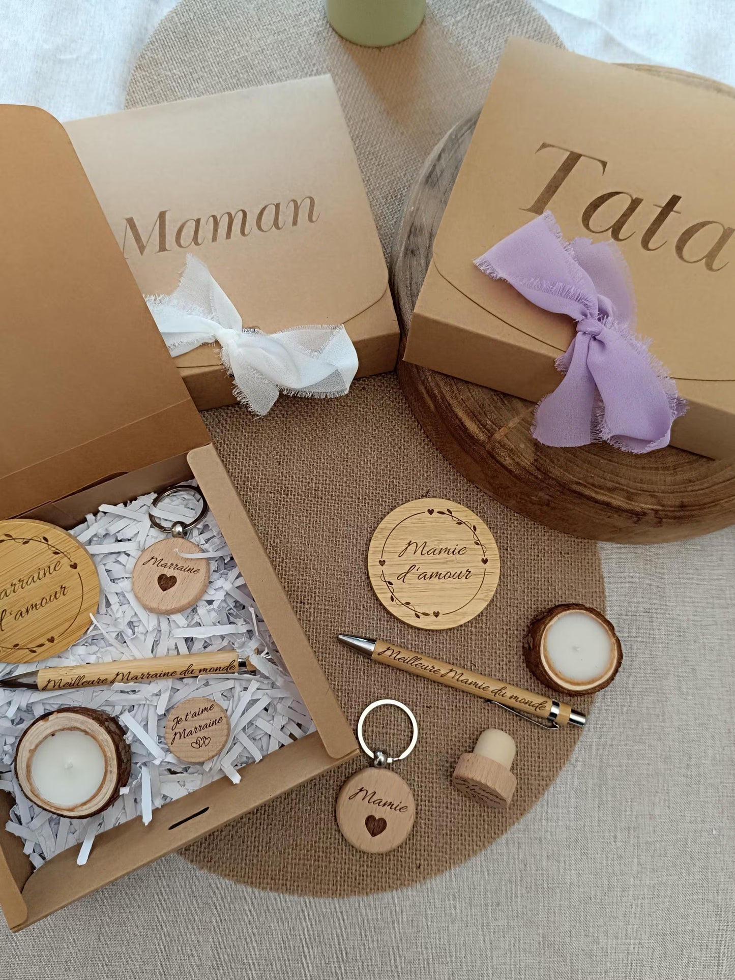 Coffret Femme : Tata , Maman, Mamie , Marraine