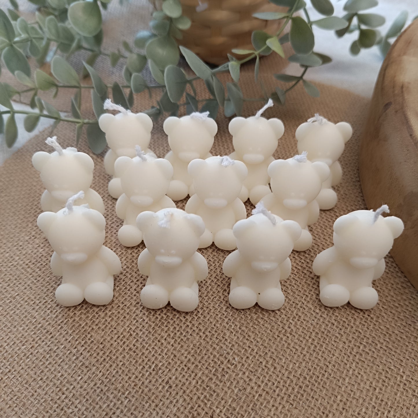 Bougies oursons simples parfumées