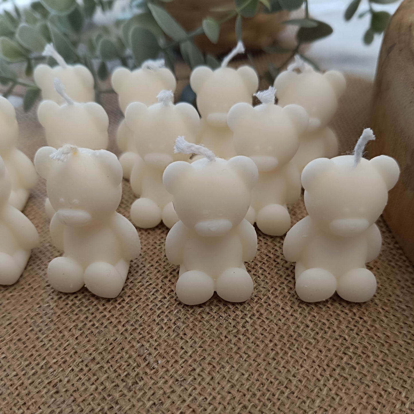Bougies oursons simples parfumées